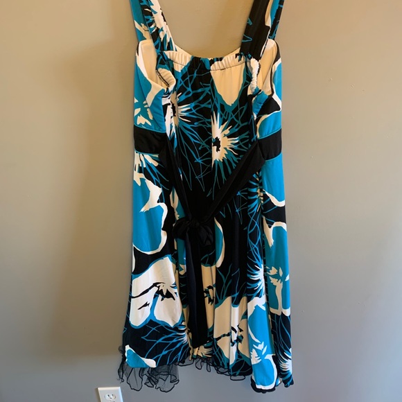 Blue floral dress , 1XL - Picture 2 of 5